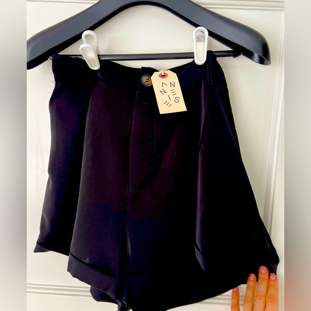 Black dress shorts size small